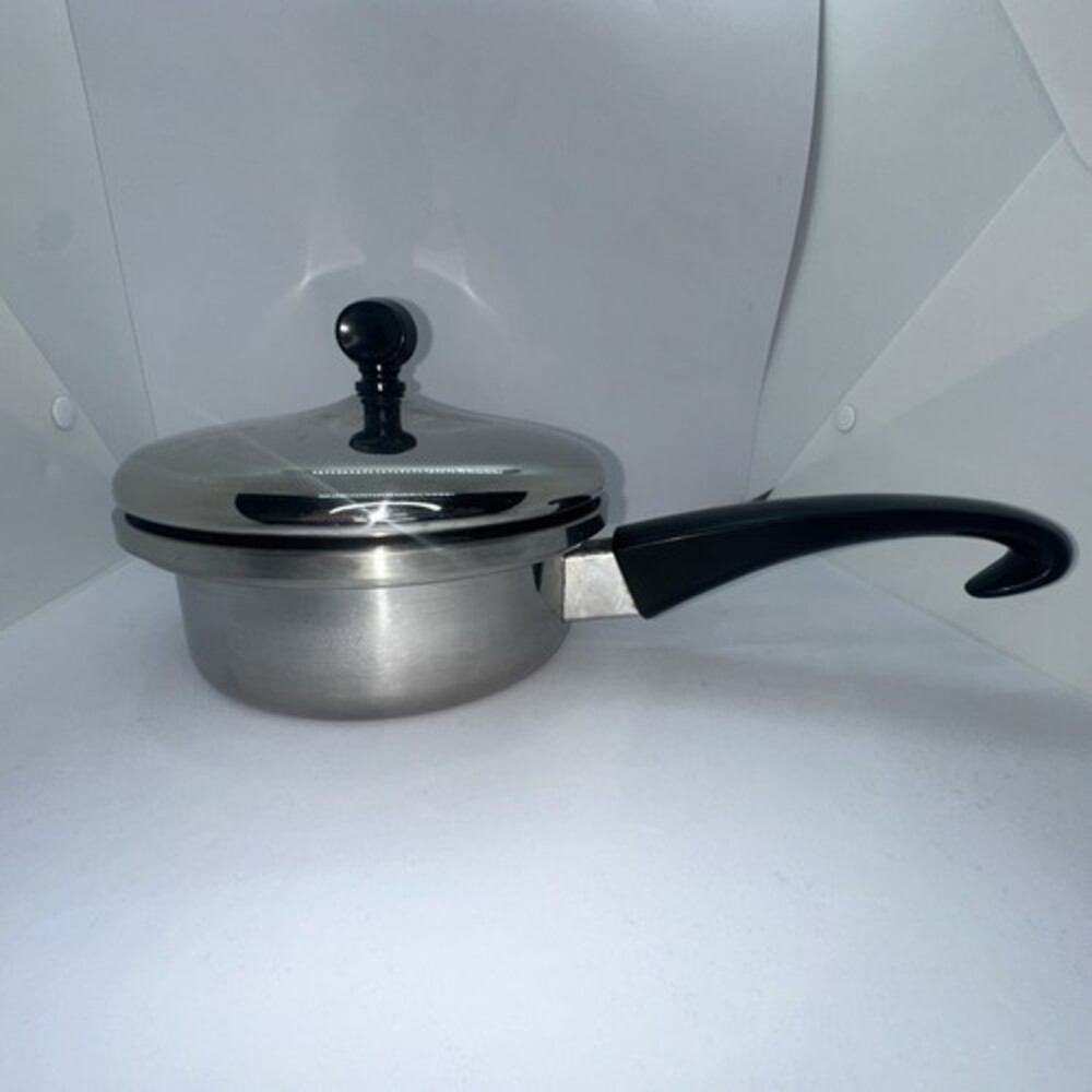 Vintage Seal-O-Matic Thermal Multi-Plex Stainless Steel Saucepan Lid USA 1 Qt.